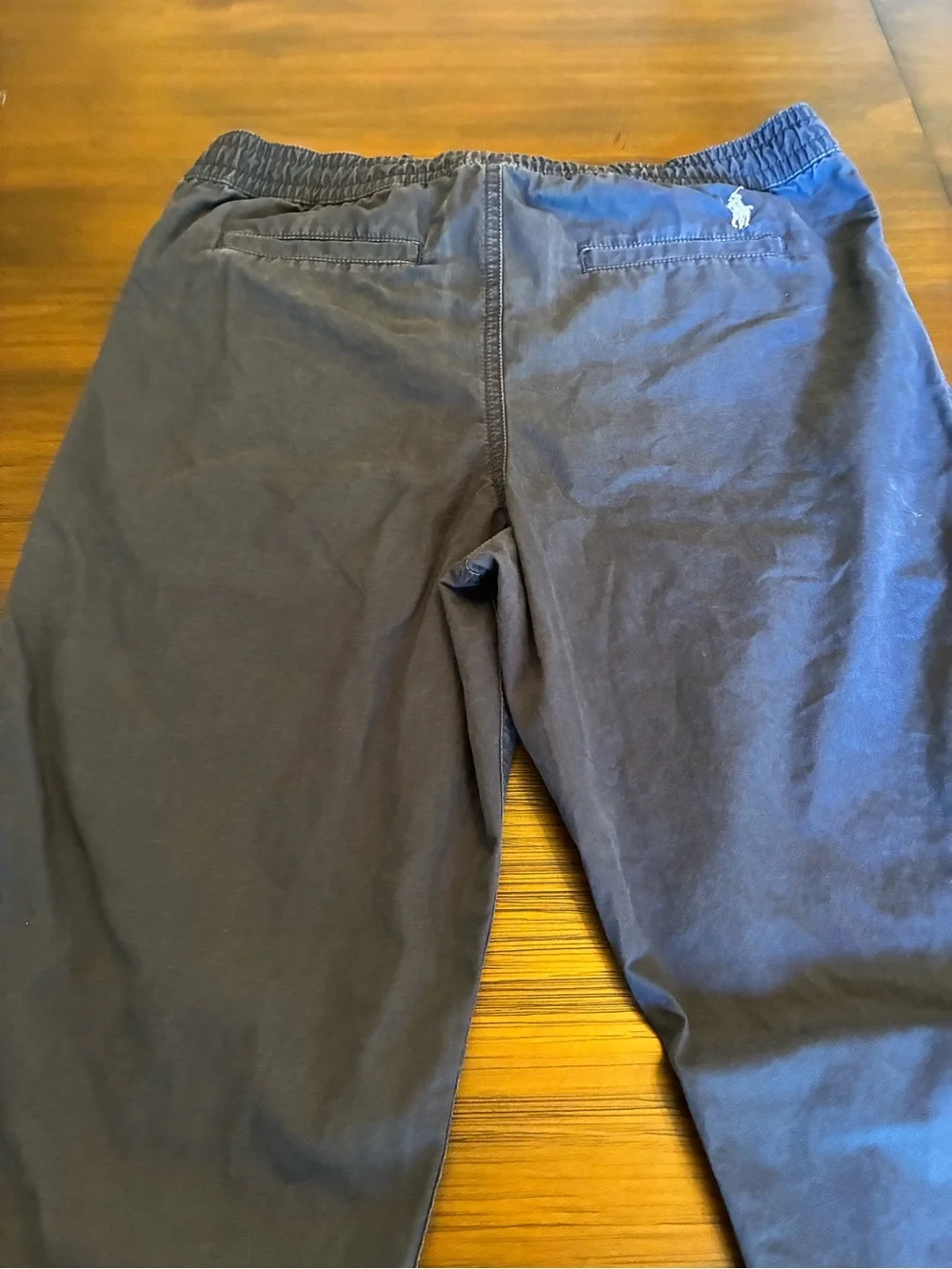 Ralph Lauren Navy Zip-Pocket Casual Pants jogger style